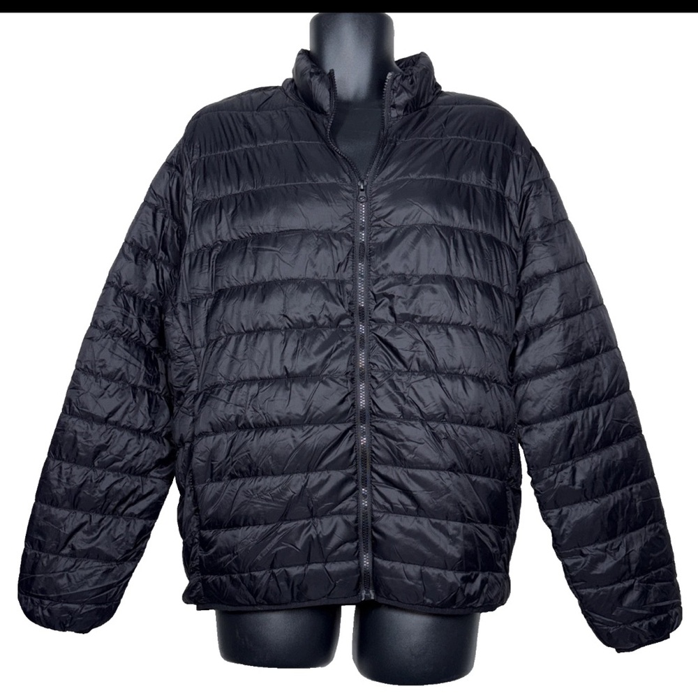 Zara Men’s L Packable Puffer jacket Lightweight Black